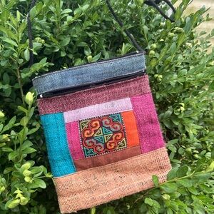 Multicolor Bohemian Patchwork Crossbody Bag